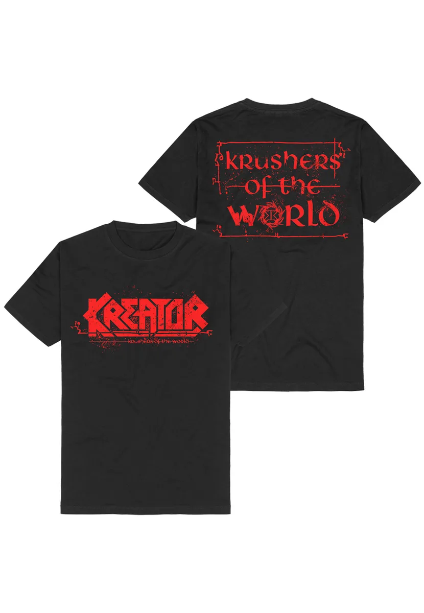 Kreator Krushers Of The World Logo T-Shirt