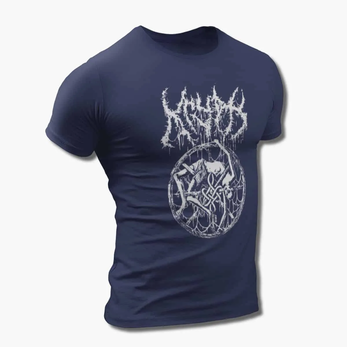 Krypts Band T-Shirt, Krypts Logo Artwork Tee, Death Metal Merch