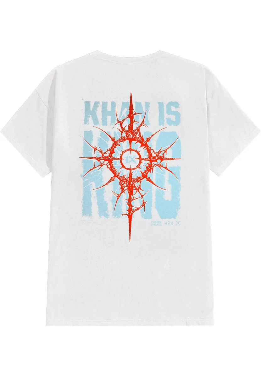 Kublai Khan King Khan White T-Shirt