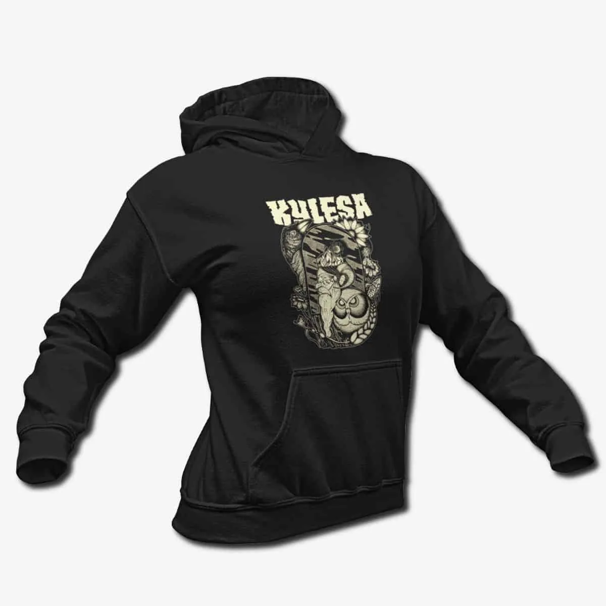 Kylesa Band Hoodie, Kylesa Artwork Hooded Sweatshirt, Progressive Metal Merch