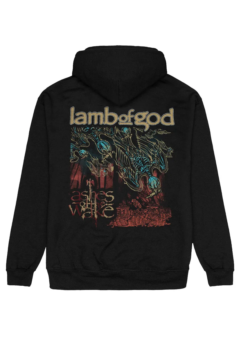 Lamb Of God Ashes Of The Wake Album Cover - Zipper Hoodie