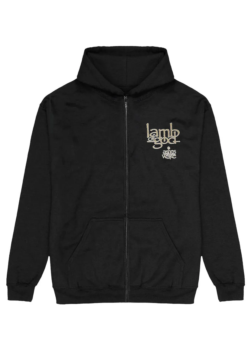 Lamb Of God Ashes Of The Wake Album Cover - Zipper Hoodie