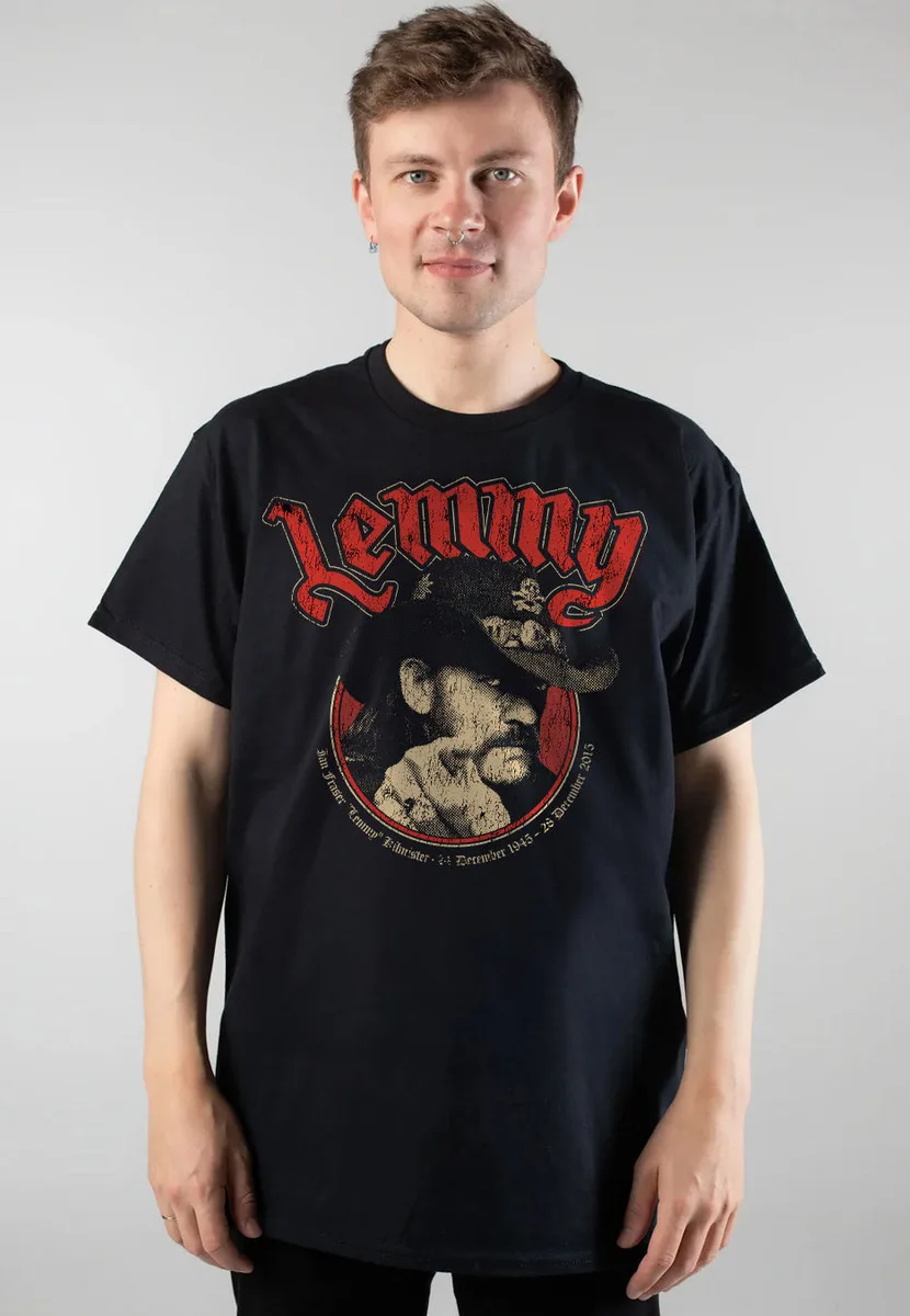Lemmy Kilmister Point Circle T-Shirt