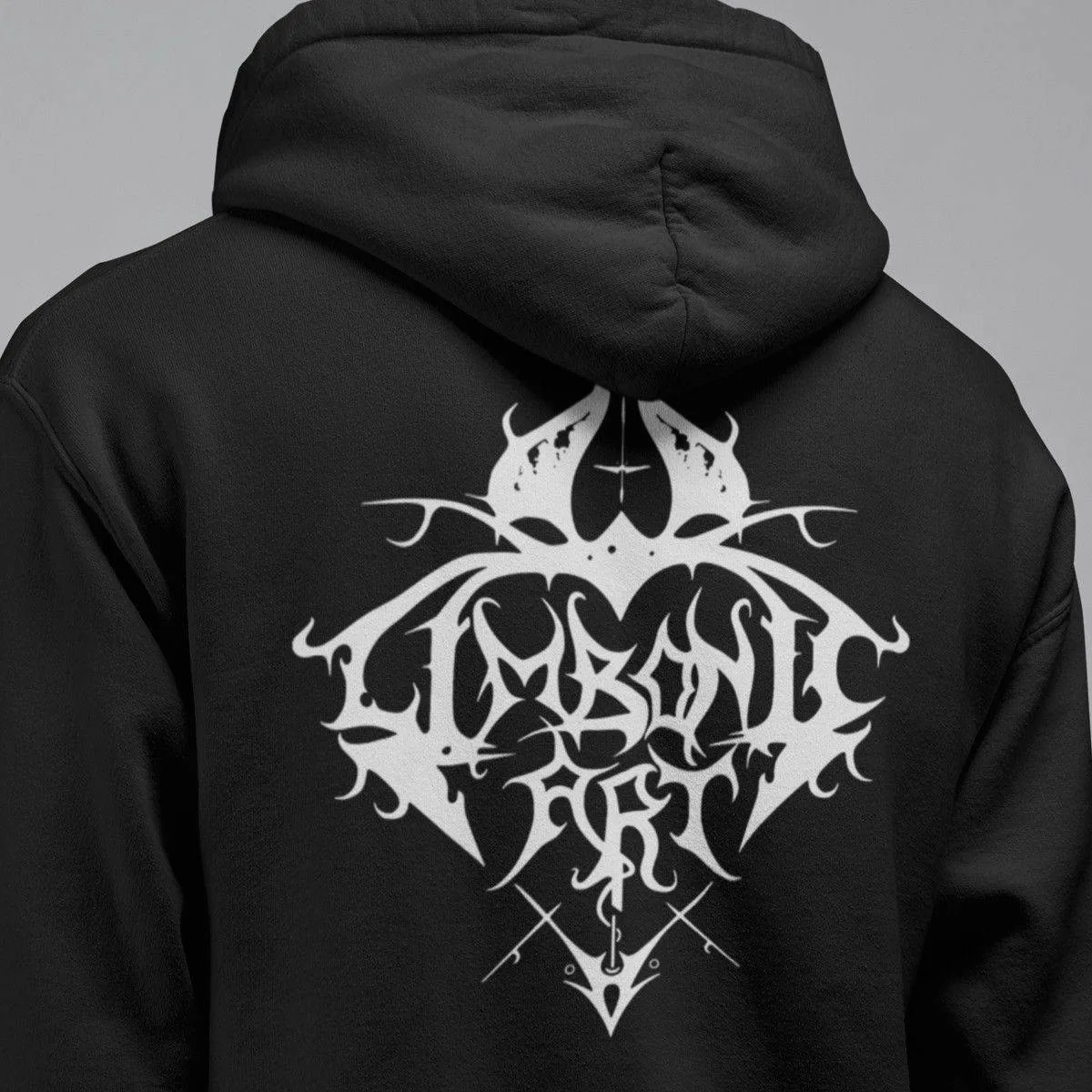 Limbonic Art Band Hoodie, Limbonic Art Logo Hooded Sweatshirt, Symphonic Black Metal Merch