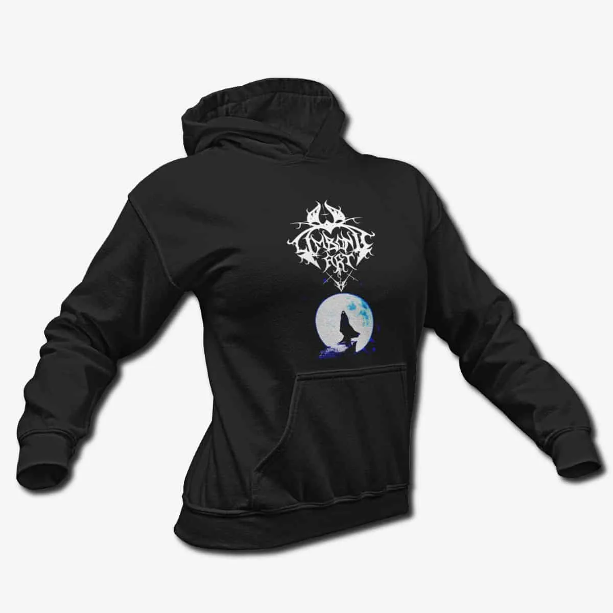 Limbonic Art Band Hoodie, Limbonic Art Moon In The Scorpio Hooded Sweatshirt, Symphonic Black Metal Merch