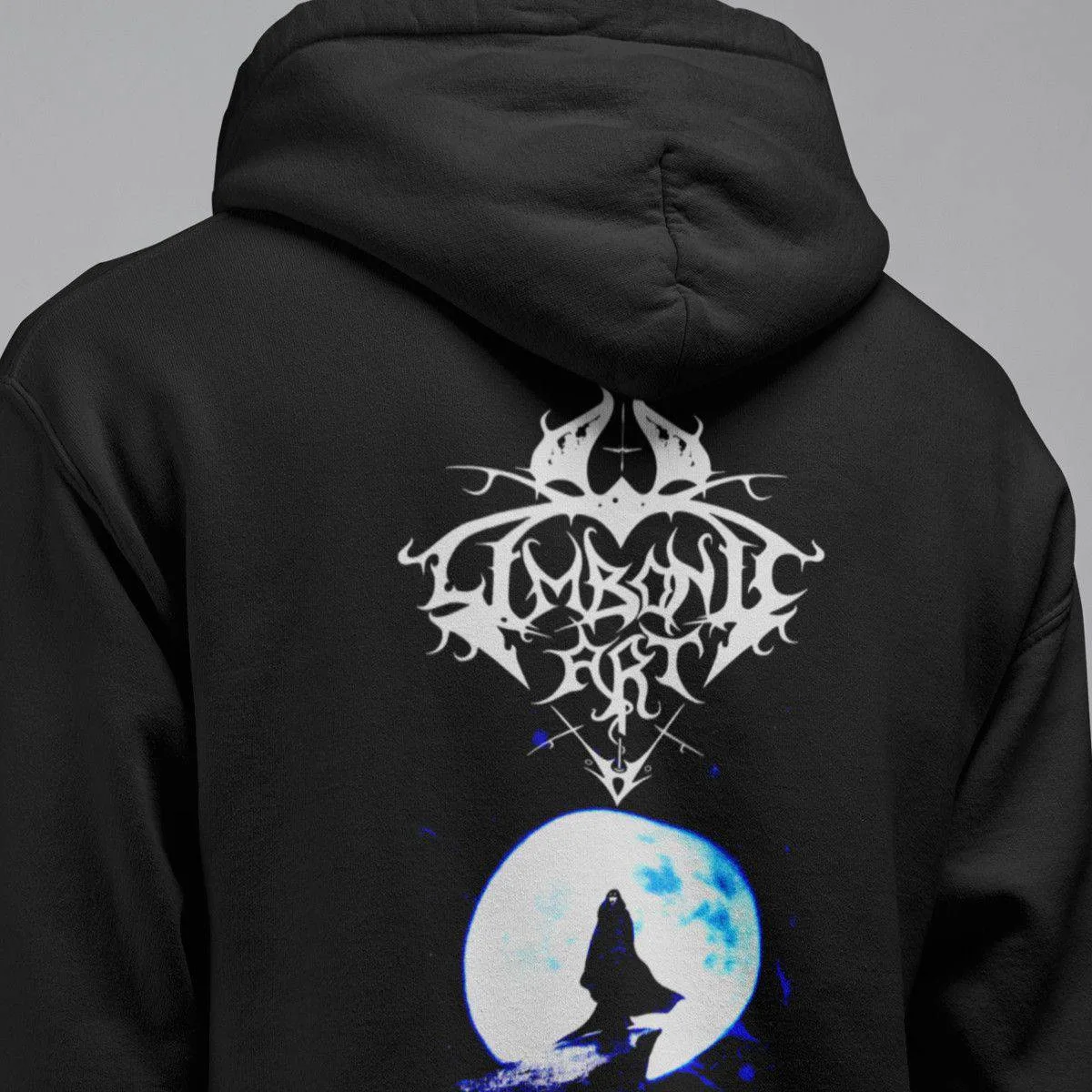 Limbonic Art Band Hoodie, Limbonic Art Moon In The Scorpio Hooded Sweatshirt, Symphonic Black Metal Merch
