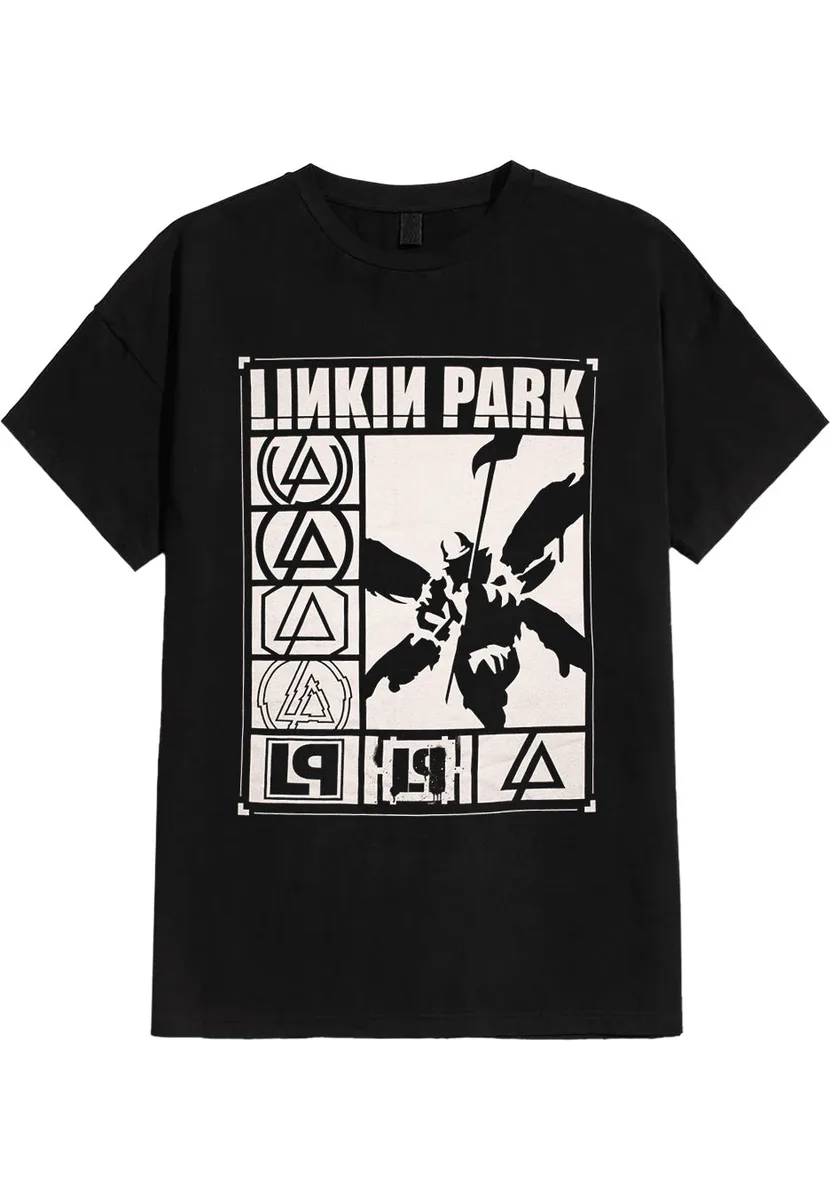 Linkin Park Logos Rectangle T-Shirt