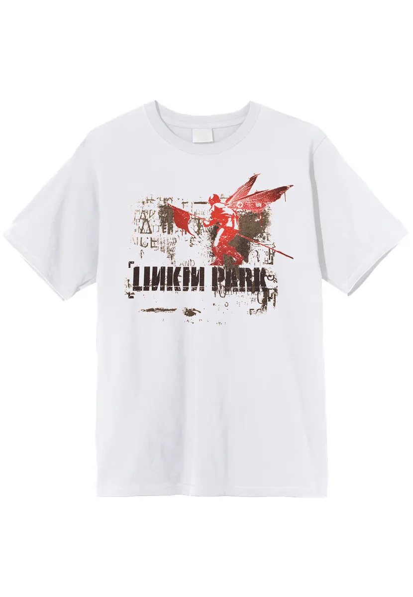 Linkin Park Side Street Soldier White T-Shirt