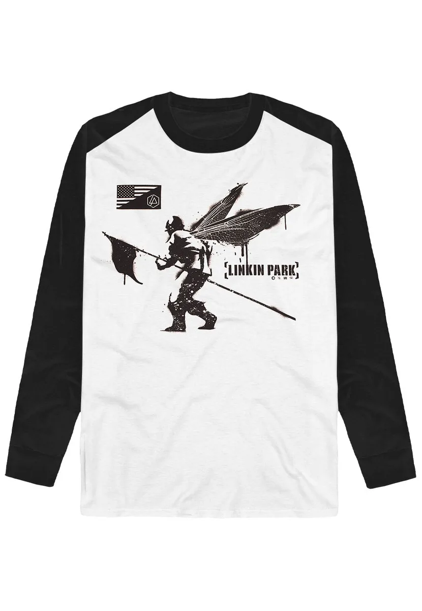 Linkin Park Street Soldier White/Black Long Sleeve