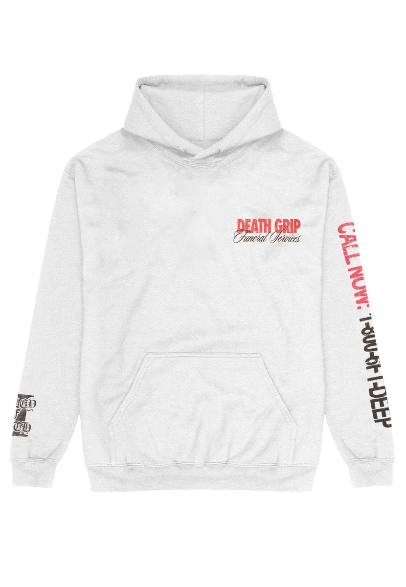 Lionheart Death Grip White Hoodie