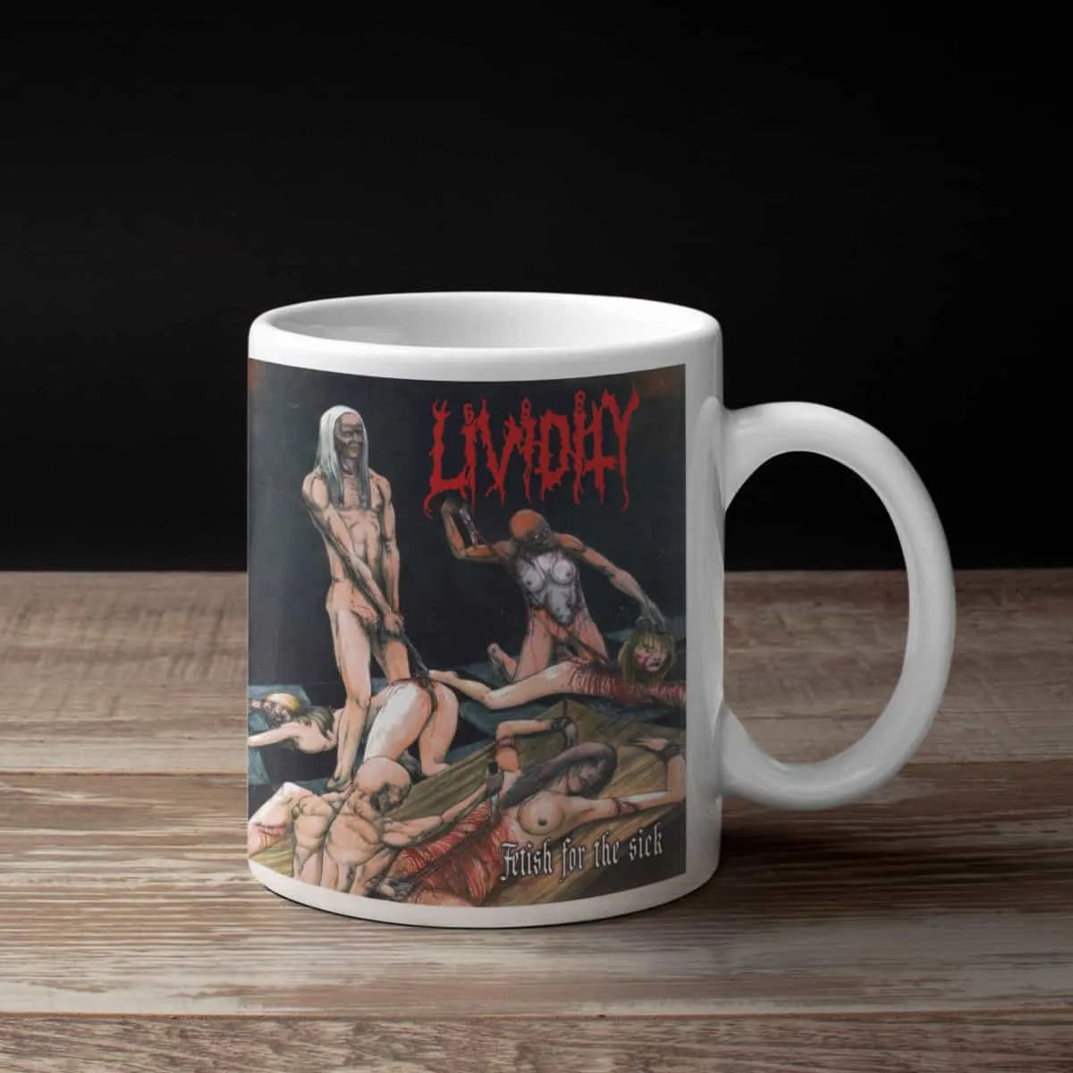 Lividity Coffee Mug, Lividity Fetish For The Sick Coffee Mug