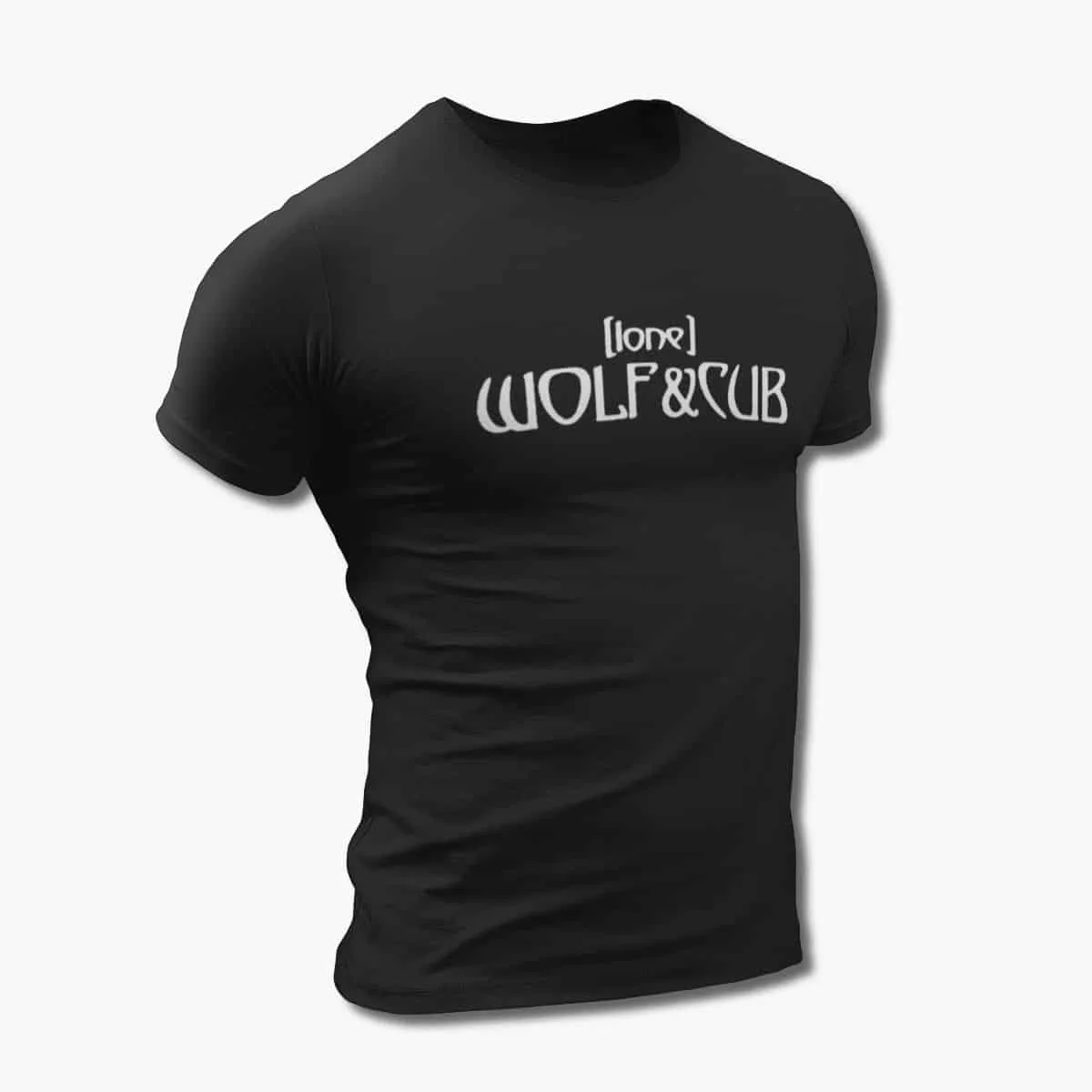 Lone Wolf & Cub Band T-Shirt, (Lone) Wolf & Cub Logo Black T-Shirt, Progressive Metalcore Merchandise
