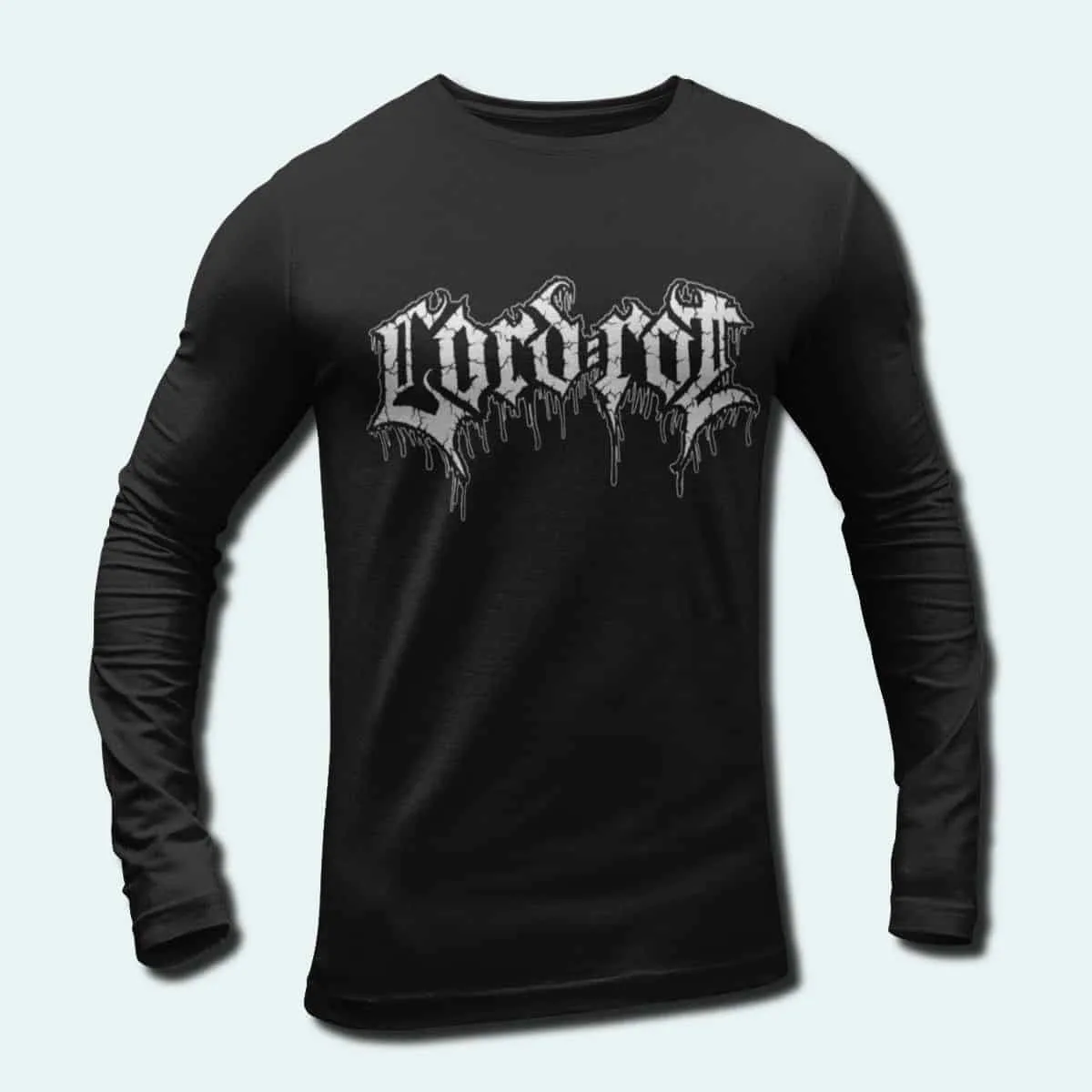 Lord Rot Band Long Sleeve T-Shirt, Lord Rot Logo Longsleeve Tee, Death Metal Merch
