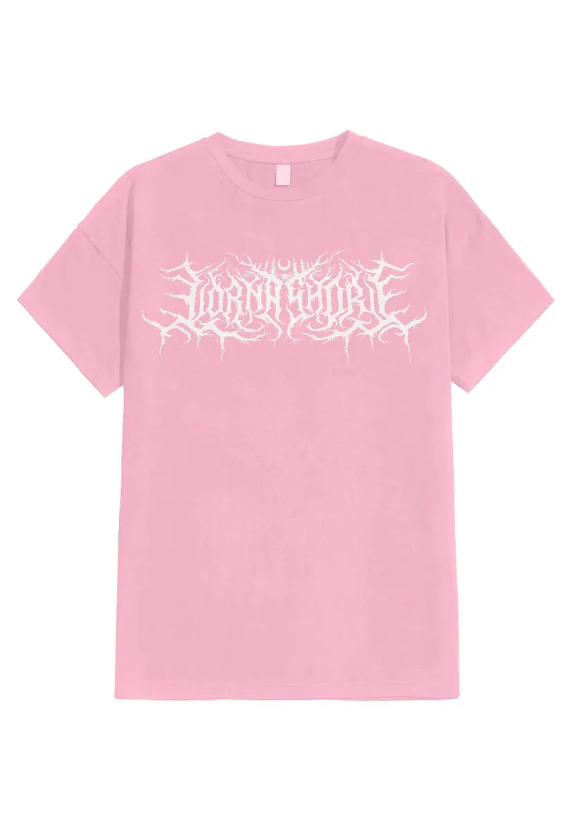 Lorna Shore Logo Light Pink T-Shirt