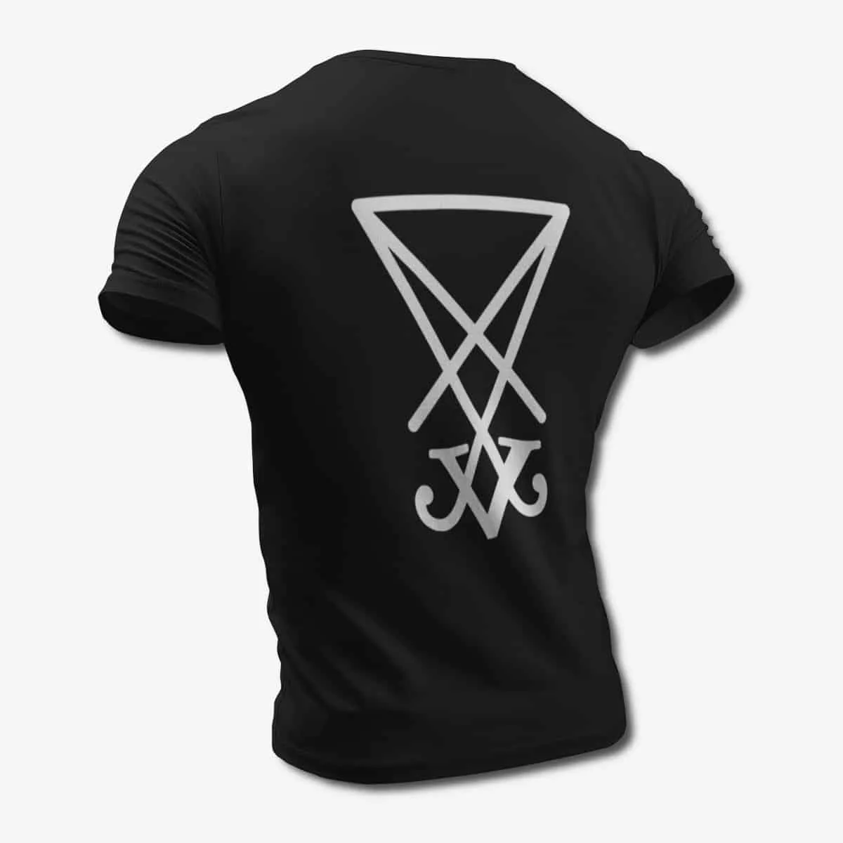 Lucifer Sign T-Shirt, Sign of Lucifer Black T-Shirt