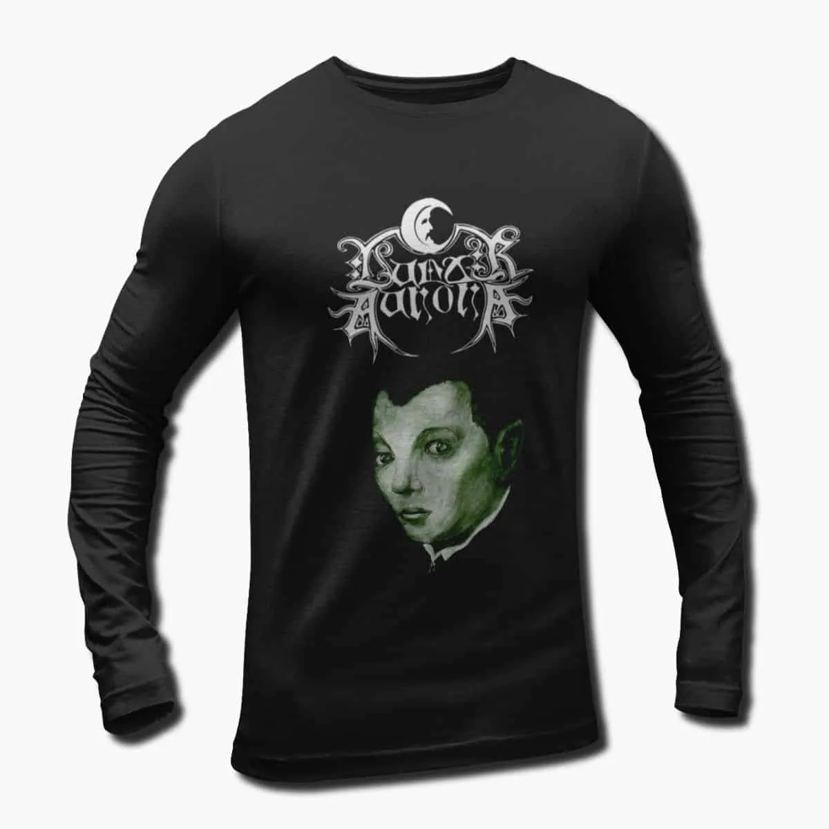 Lunar Aurora Band Long Sleeve T-Shirt, Lunar Aurora Elixir of Sorrow Longsleeve T-Shirt, Black Metal Merch