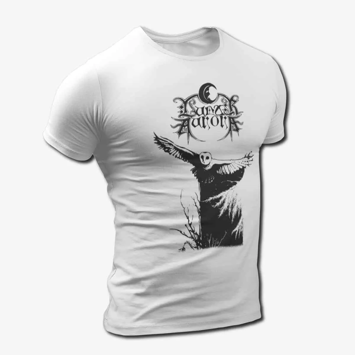 Lunar Aurora Band T-Shirt, Lunar Aurora Hoagascht Artwork T-Shirt, Black Metal Merch