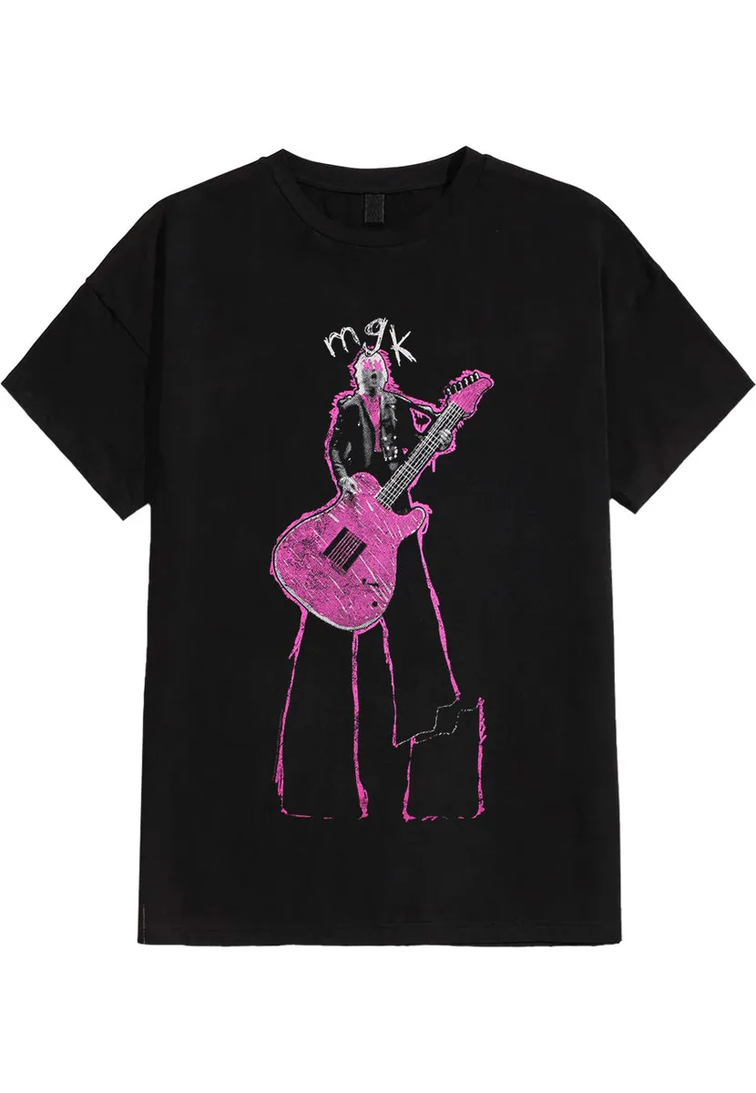 Machine Gun Kelly Papercuts Sketch T-Shirt