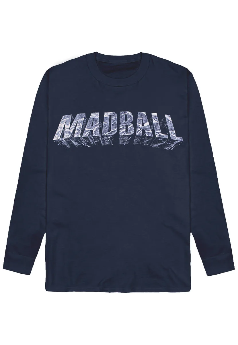 Madball Hold It Down Logo 25 Years Anniversary Navy Long Sleeve