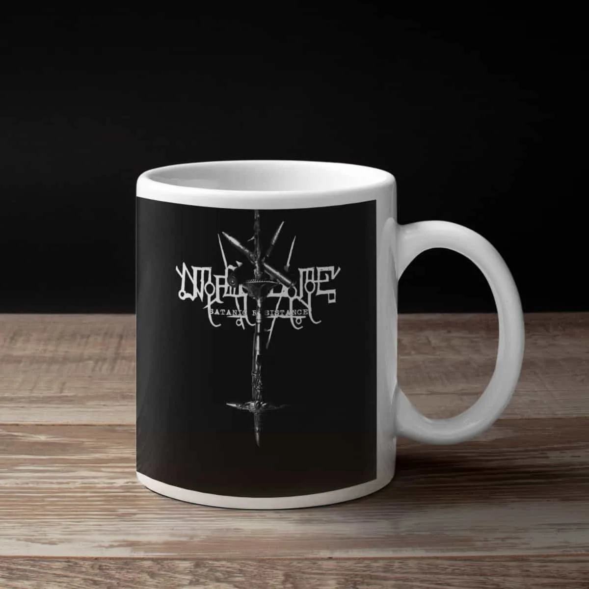 Malhkebre Coffee Mug, Malhkebre Satanic Resistance Coffee Mug