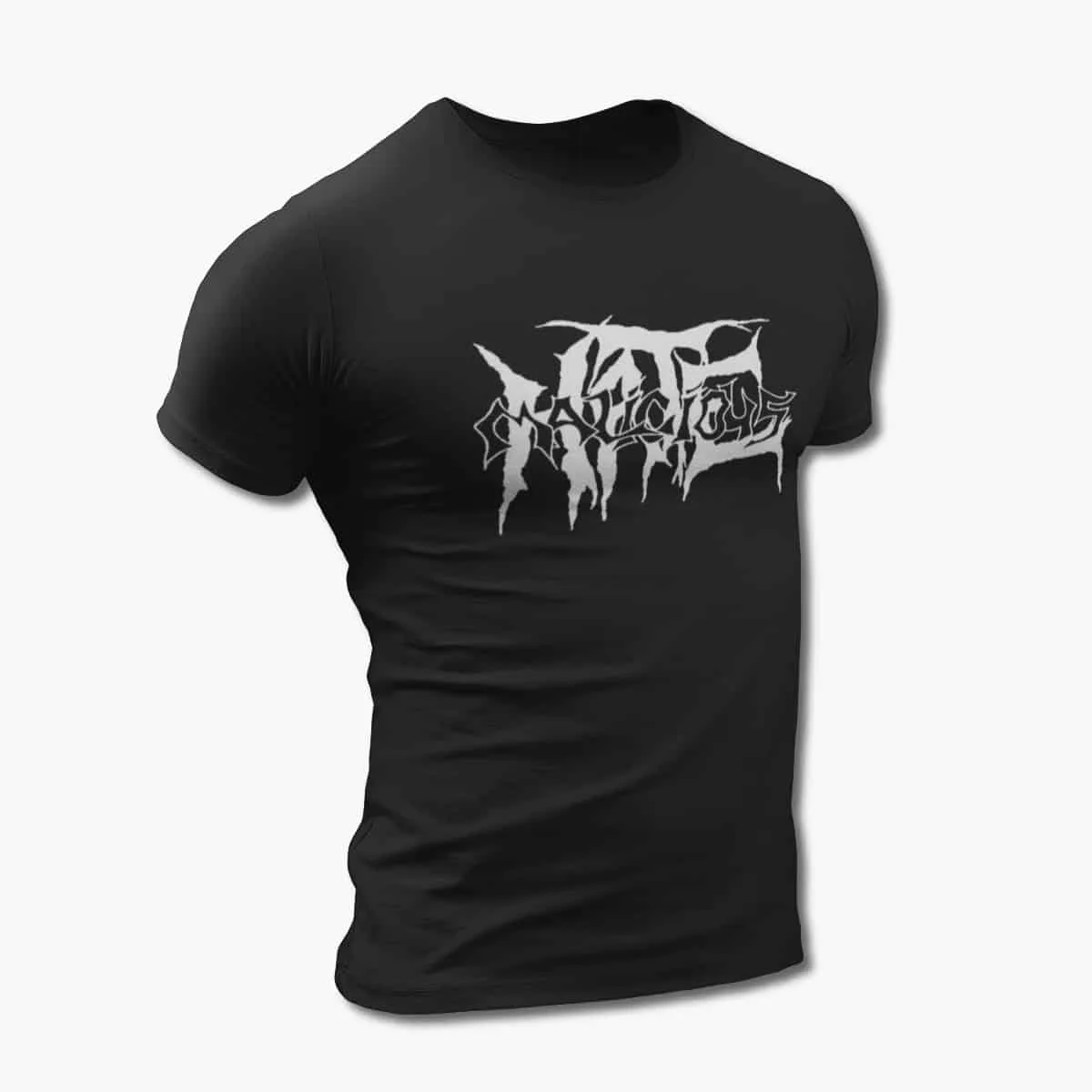 Malicious Hate T-Shirt, Malicious Hate Logo Black T-Shirt, Brutal Death Metal Merchandise