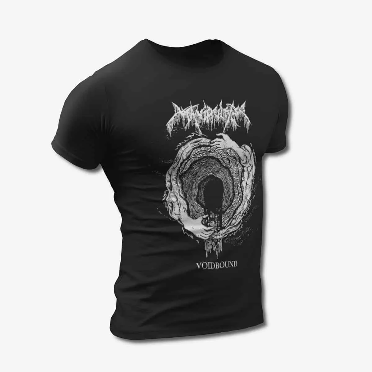Manipulator T-Shirt, Manipulator Voidbound Black T-Shirt, Death Metal Merchandise