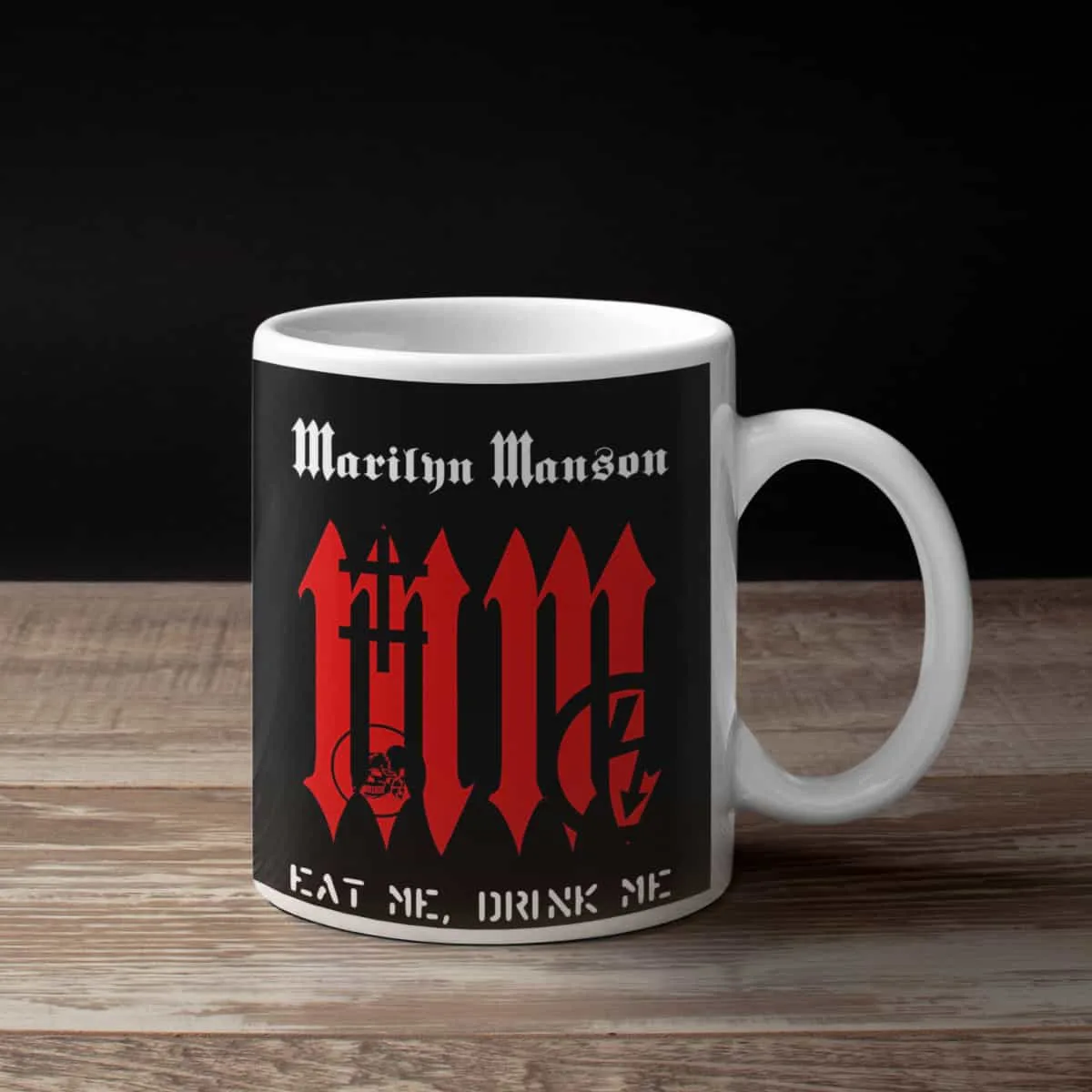 Marilyn Manson Coffee Mug, Marilyn Manson Eat Me Drink Me Coffee Mug
