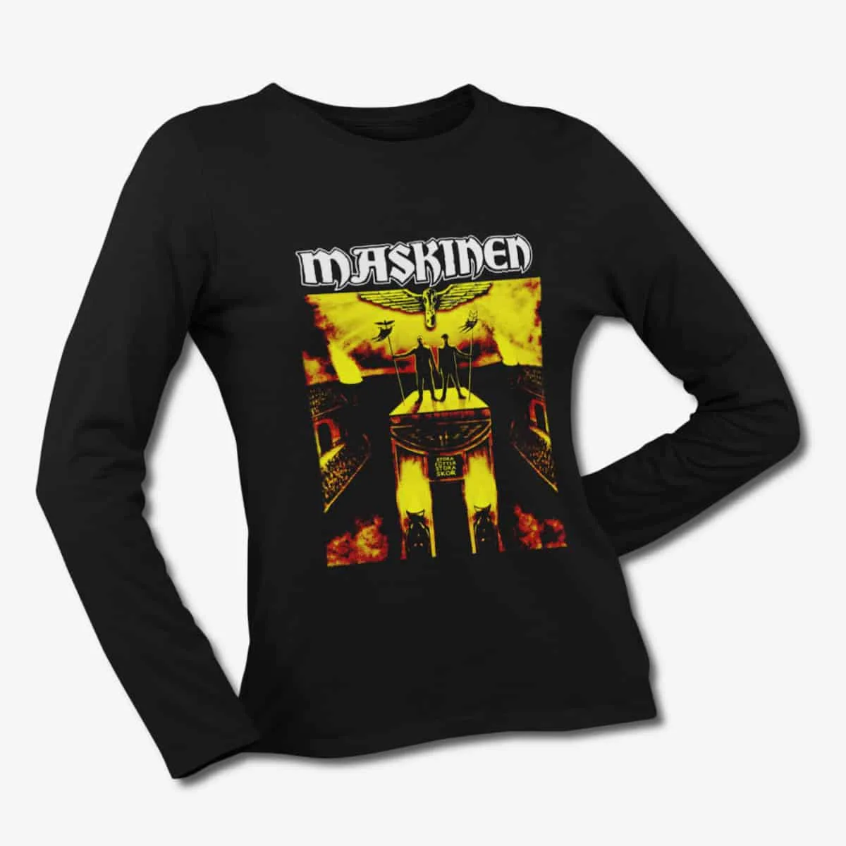 Maskinen Long Sleeve T-Shirt, Maskinen Stora Fötter Stora Skor Black LongSleeve T-Shirt