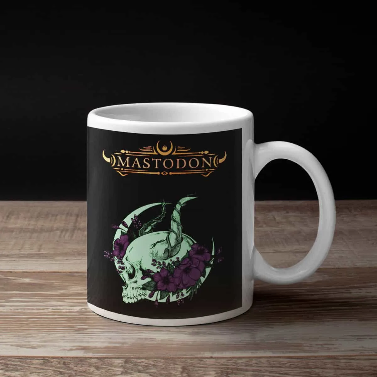 Mastodon Coffee Mug, Mastodon Artwork Coffee Mug
