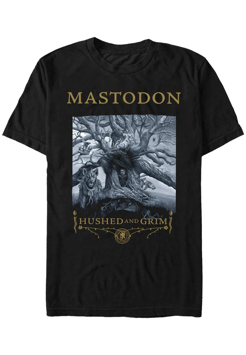 Mastodon Hushed And Grim Cover V1 T-Shirt