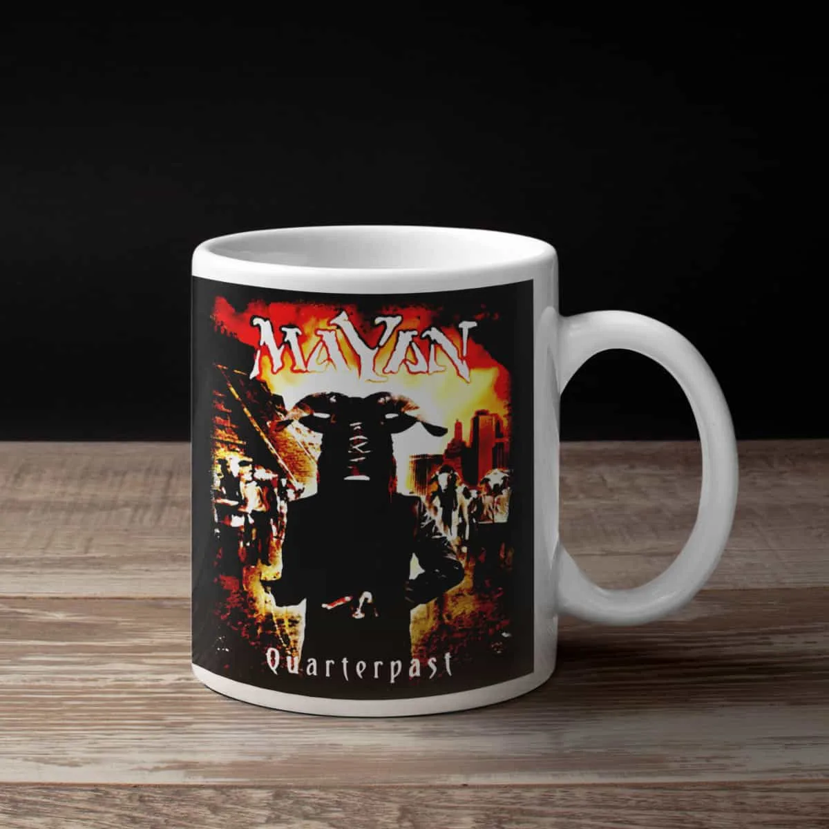 Mayan Coffee Mug, Mayan Quarterpast Coffee Mug