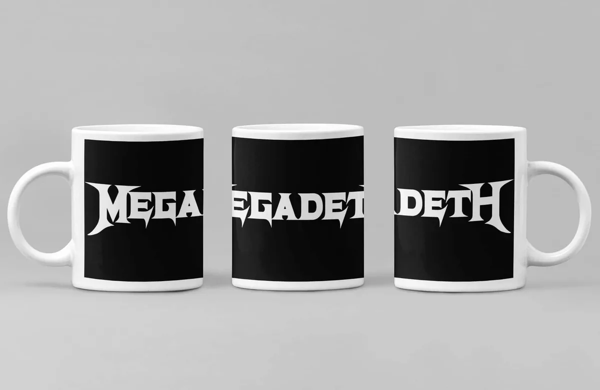 Megadeath Coffee Mug, Megadeath Logo Coffee Mug