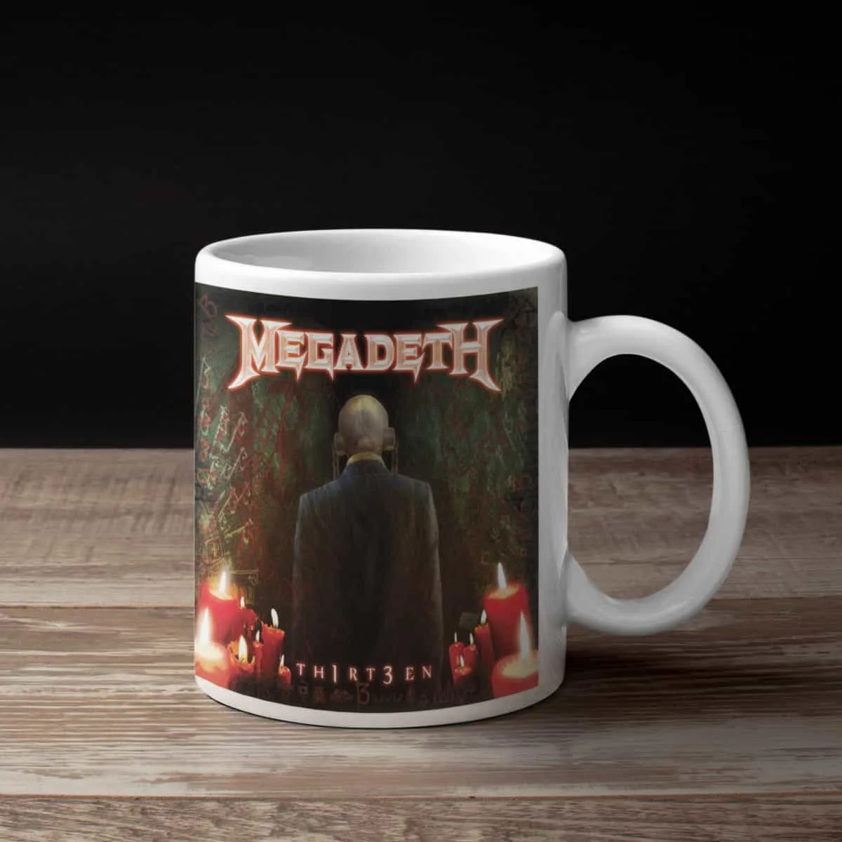 Megadeth Coffee Mug, Megadeth Th1rt3en Coffee Mug