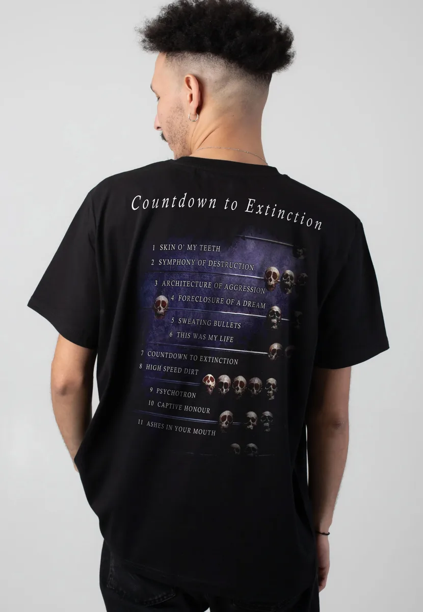 Megadeth Countdown Tracklist T-Shirt