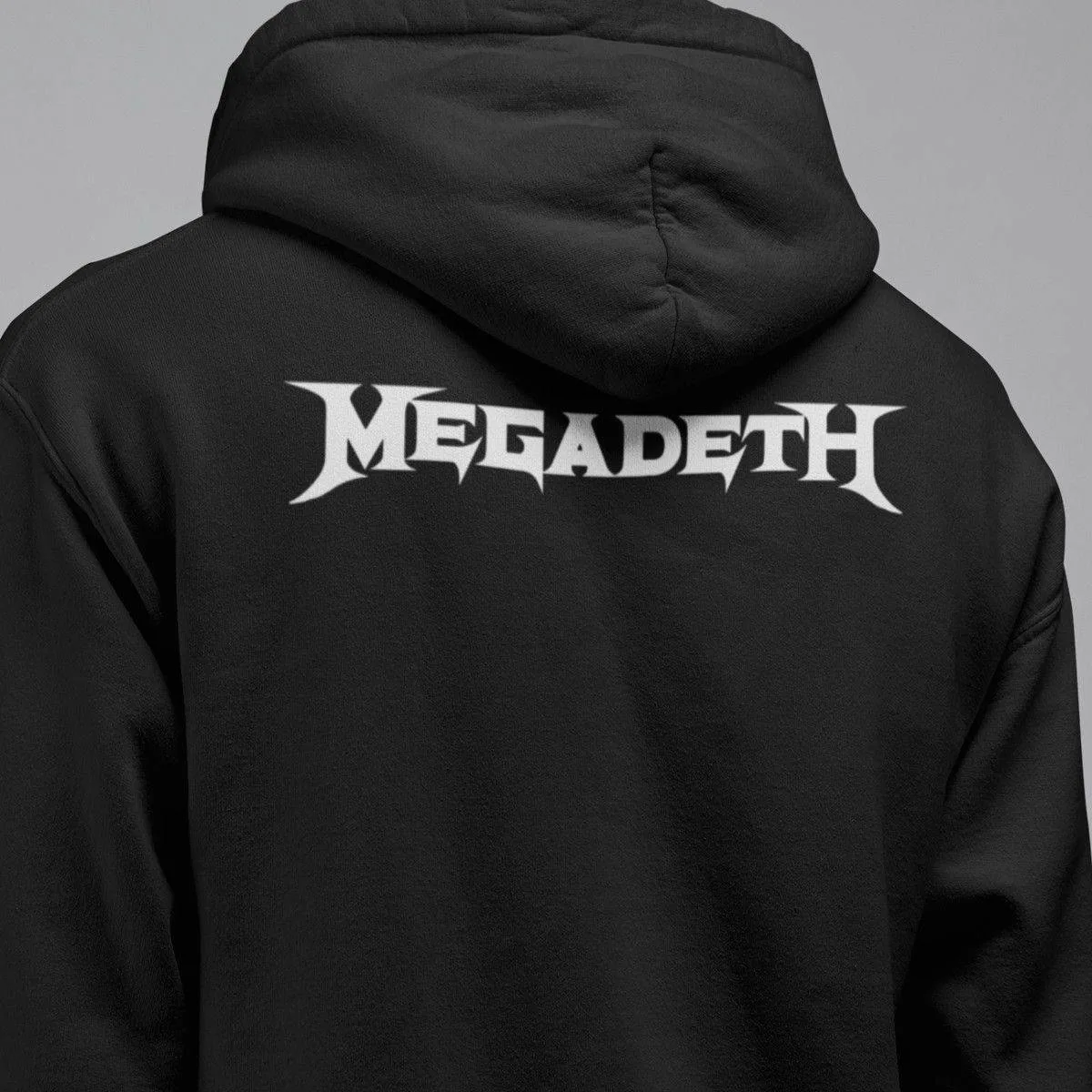 Megadeth Hoodie, Megadeth Logo Hooded Sweatshirt, Thrash Metal Merch
