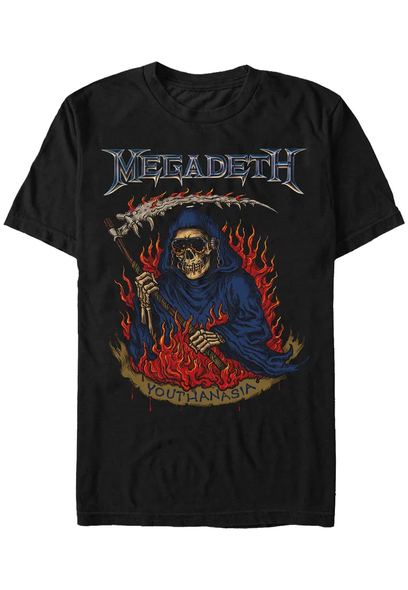 Megadeth Reaper Flames T-Shirt