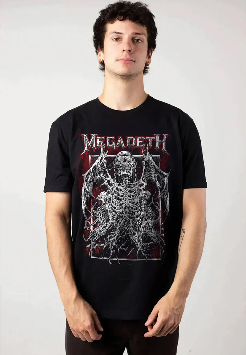 Megadeth Vic Rising Red T-Shirt