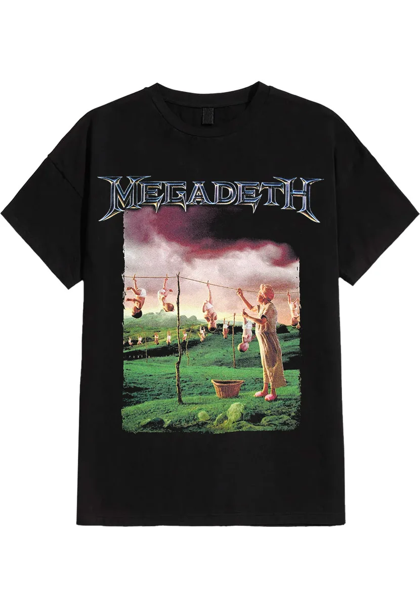 Megadeth Youthanasia Tracklist T-Shirt