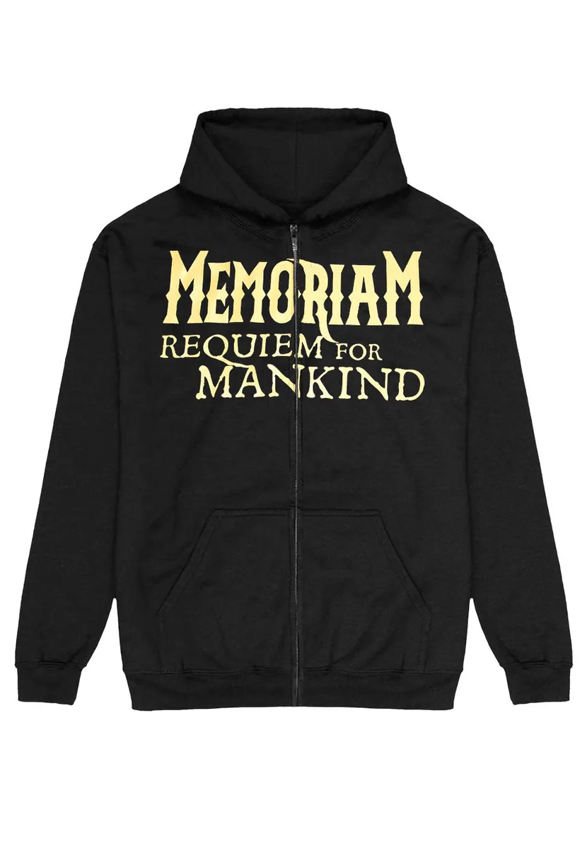 Memoriam Requiem For Mankind - Zipper Hoodie