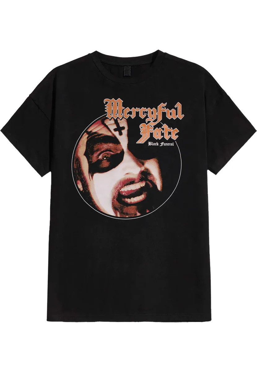 Mercyful Fate Black Funeral Cover T-Shirt