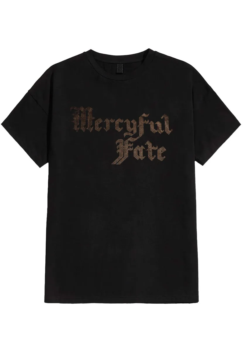 Mercyful Fate Black Funeral Cross T-Shirt
