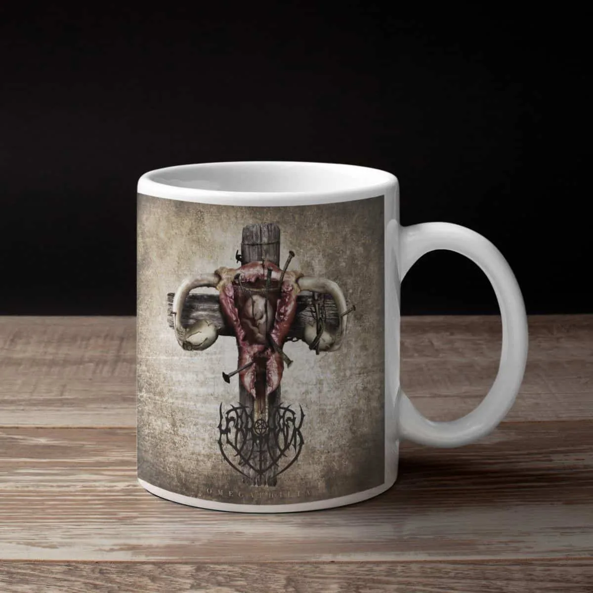 Merrimack Band Coffee Mug, Merrimack Omegaphilia Mug