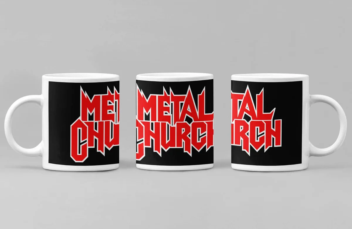 Metal Crunch Coffee Mug, Metal Crunch Logo Coffee Mug