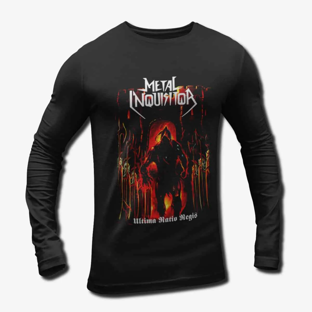 Metal Inquisitor Band T-Shirt, Metal Inquisitor Ultima Ratio Regis Cover T-Shirt, Heavy Metal Merch