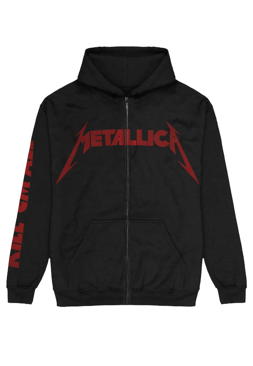Metallica Kill 'Em All - Zipper Hoodie
