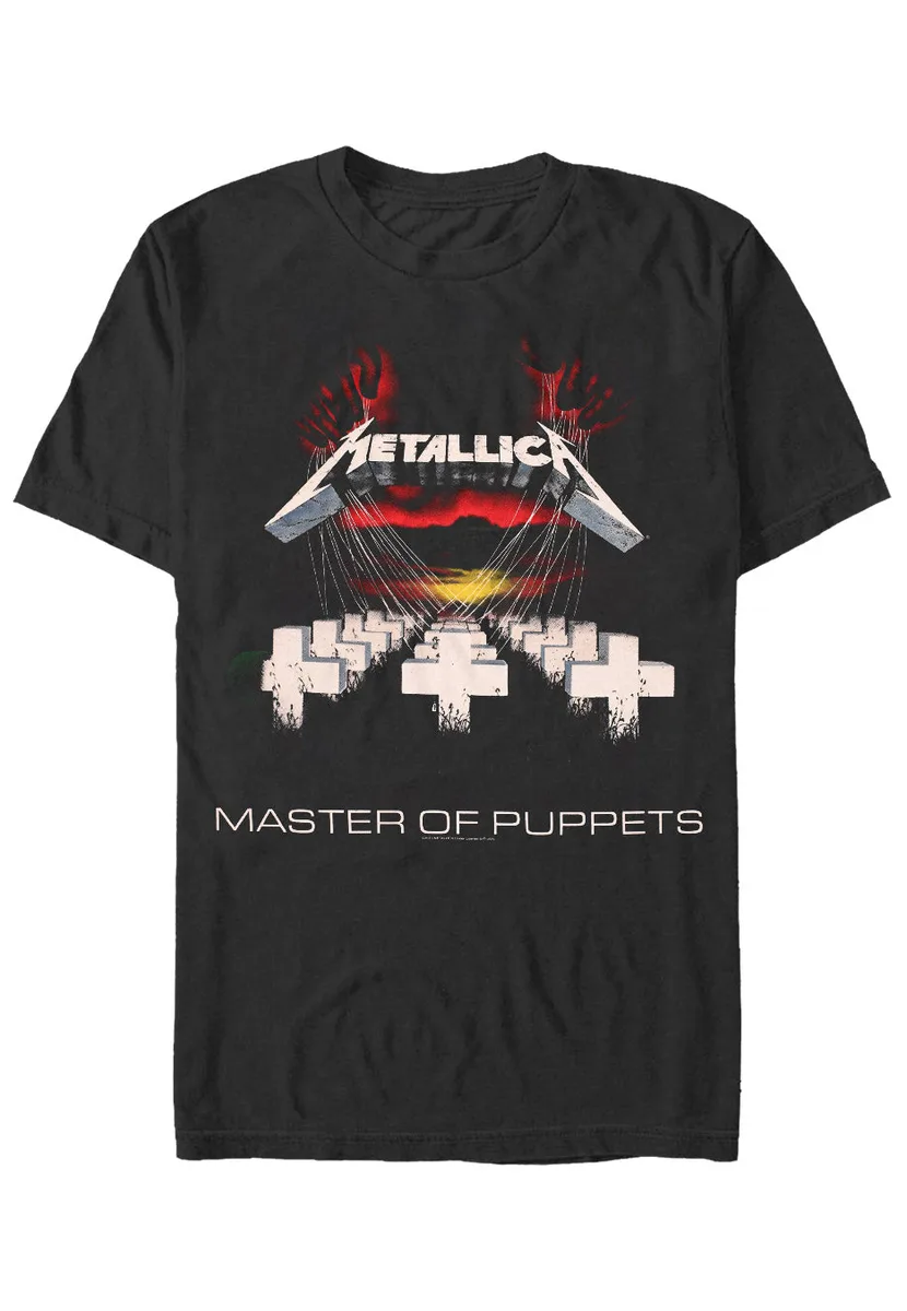 Metallica Master Of Puppets Charcoal T-Shirt