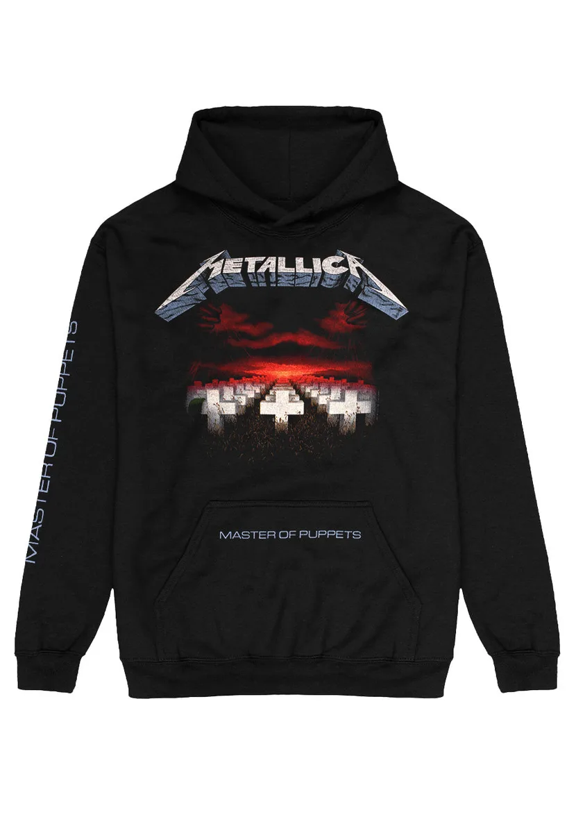 Metallica Master Of Puppets Tracks Hoodie