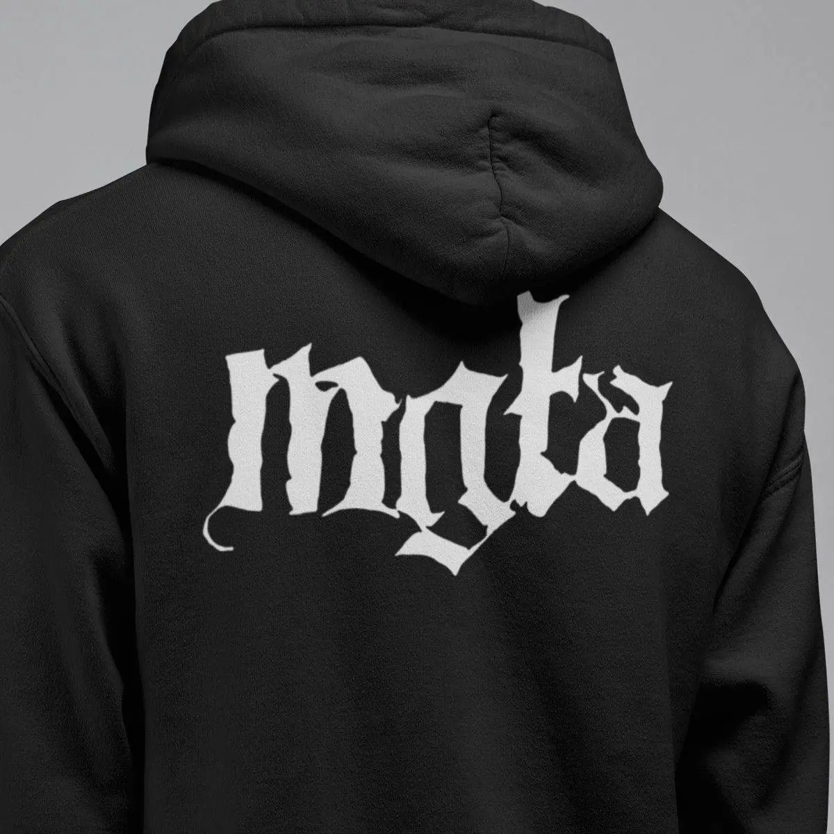 Mgla Hoodie, Mgla Logo Hooded Sweatshirt Black Metal Merch