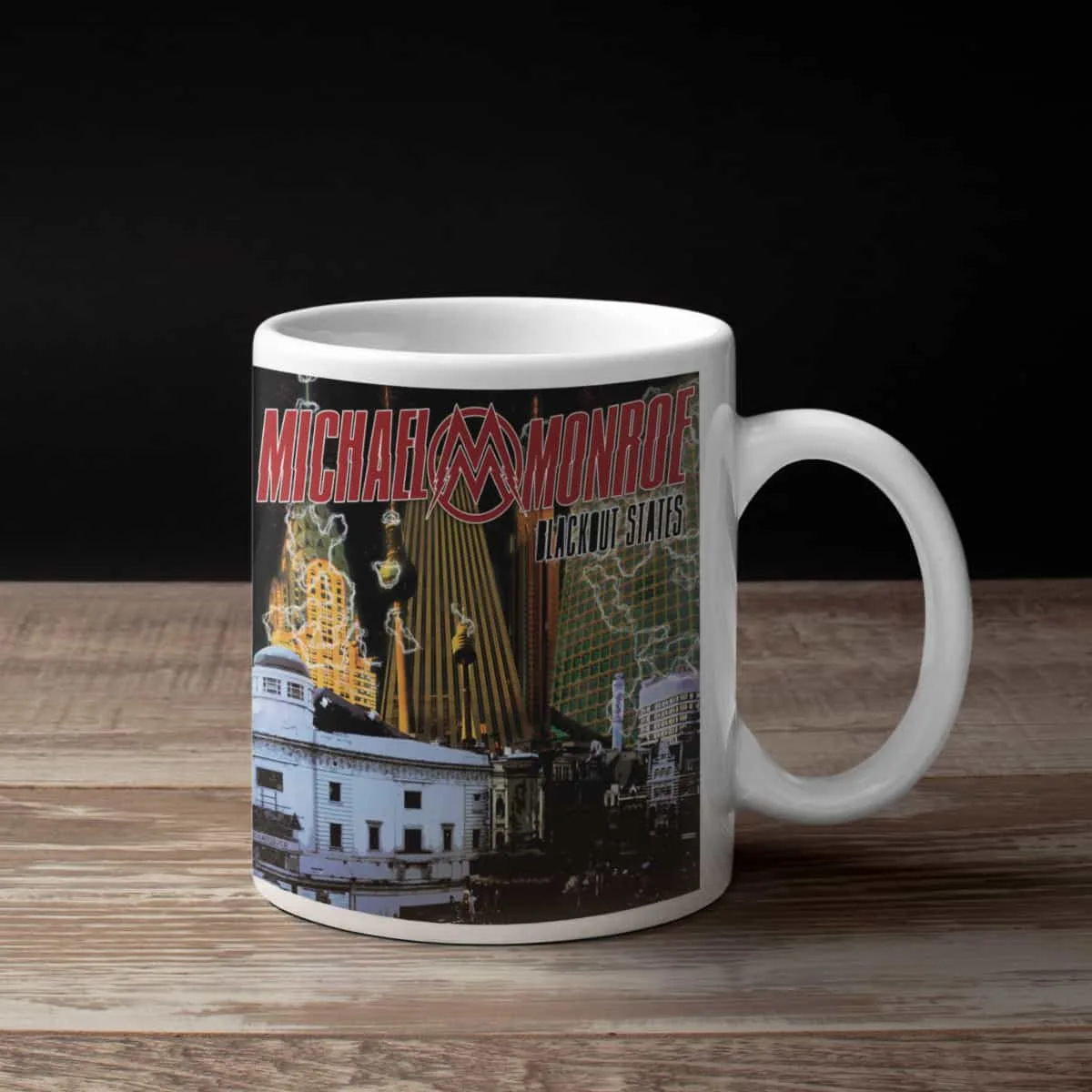 Michael Monroe Coffee Mug, Michael Monroe Blackout States Coffee Mug