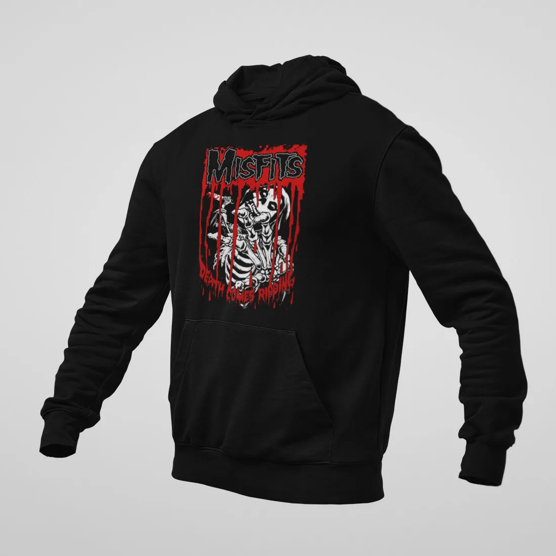 Misfits Hoodie, Misfits Death Comes Ripping Black Sweatshirt